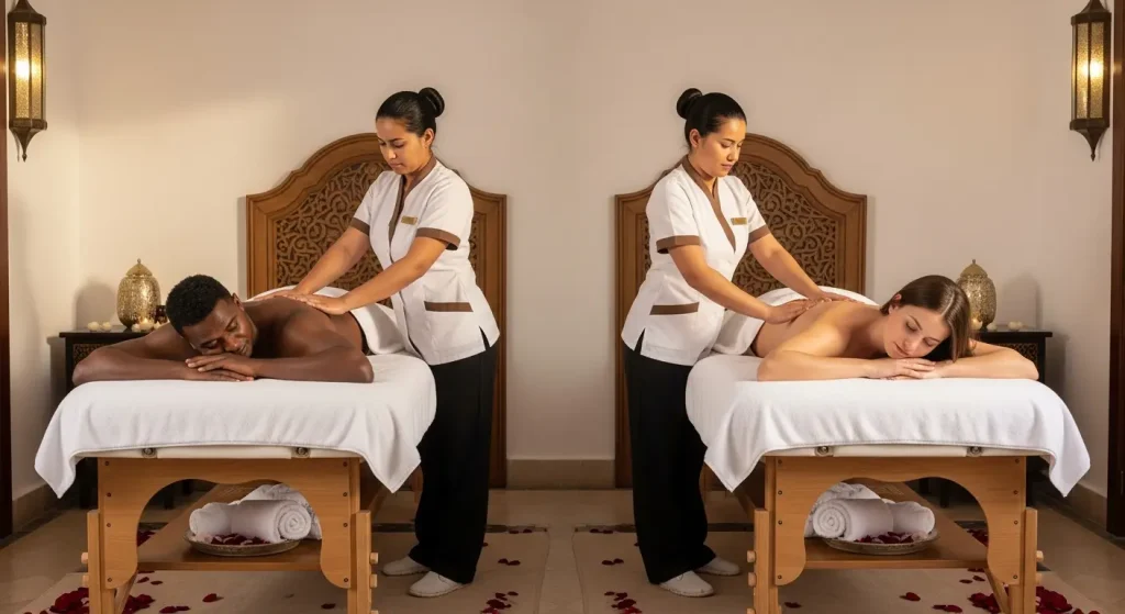 At-Home Duo Massage in Marrakech: Couple’s Treatment & Shared Relaxation