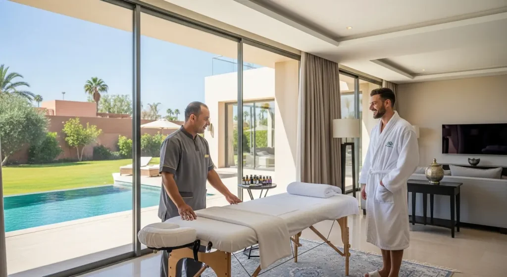Massage Deep Tissue à Domicile Marrakech : Récupération Musculaire & Sportive